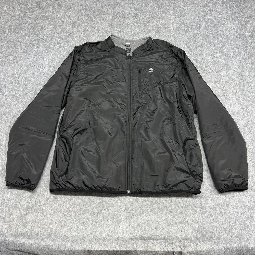 ATG All Terrain Gear Jacket Mens XL Reversible Lightweight Outdoor Zip Packable